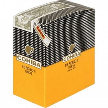 Cohiba Siglo II Tubos (15 cigars packs of 3)